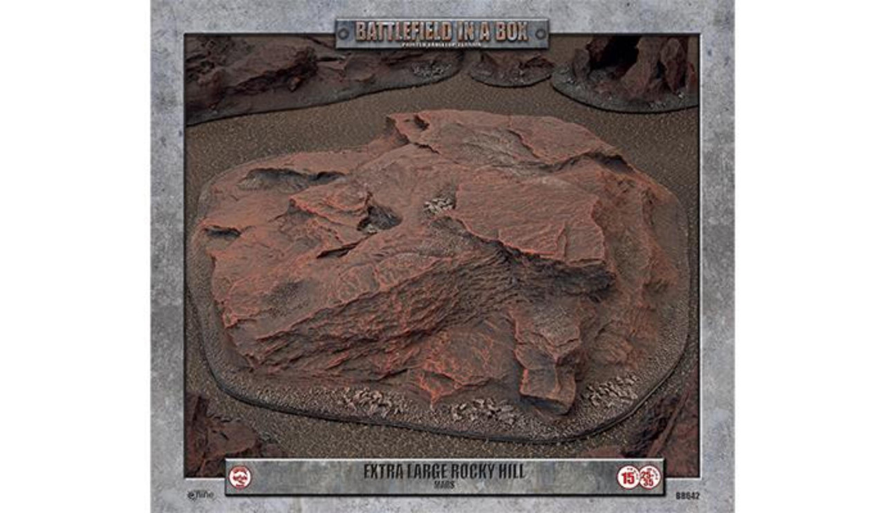 Battlefield in a Box - Mars: Extra Large Rocky Hill